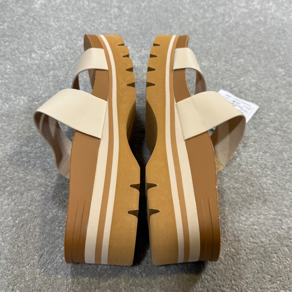 Reef Cushion Vista Higher Platform Sandal Vintage Tan Cork NIB Sz10 Comfort Boho - Picture 5 of 14